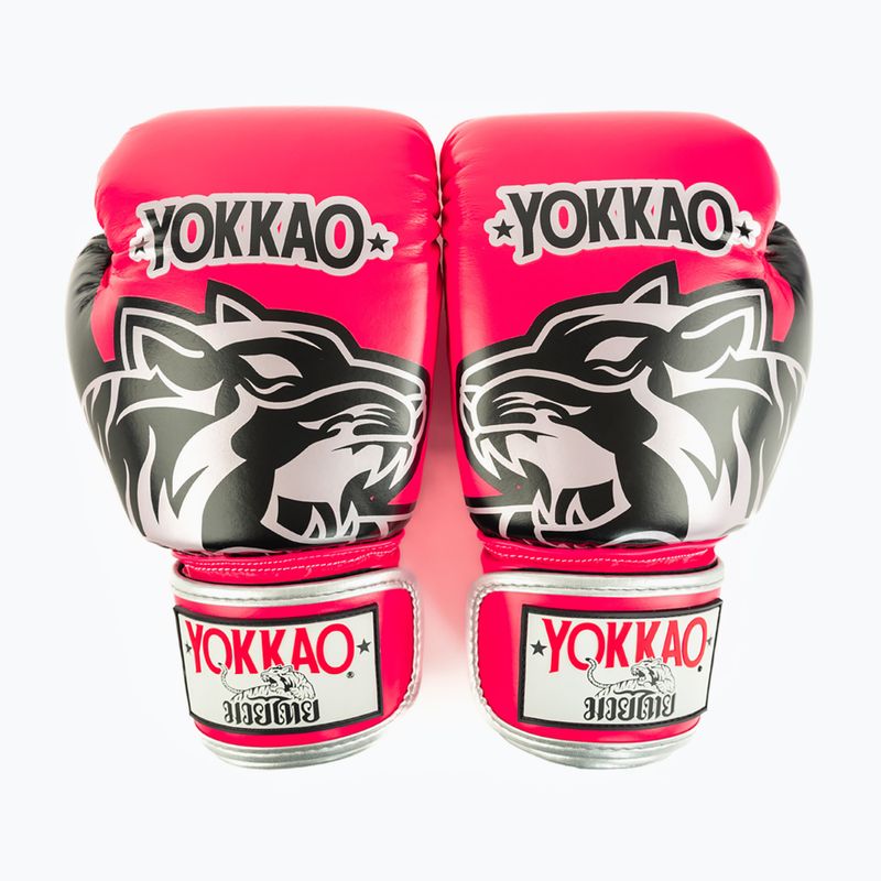 Boxkesztyű YOKKAO Original Boxing Gloves fuchsia