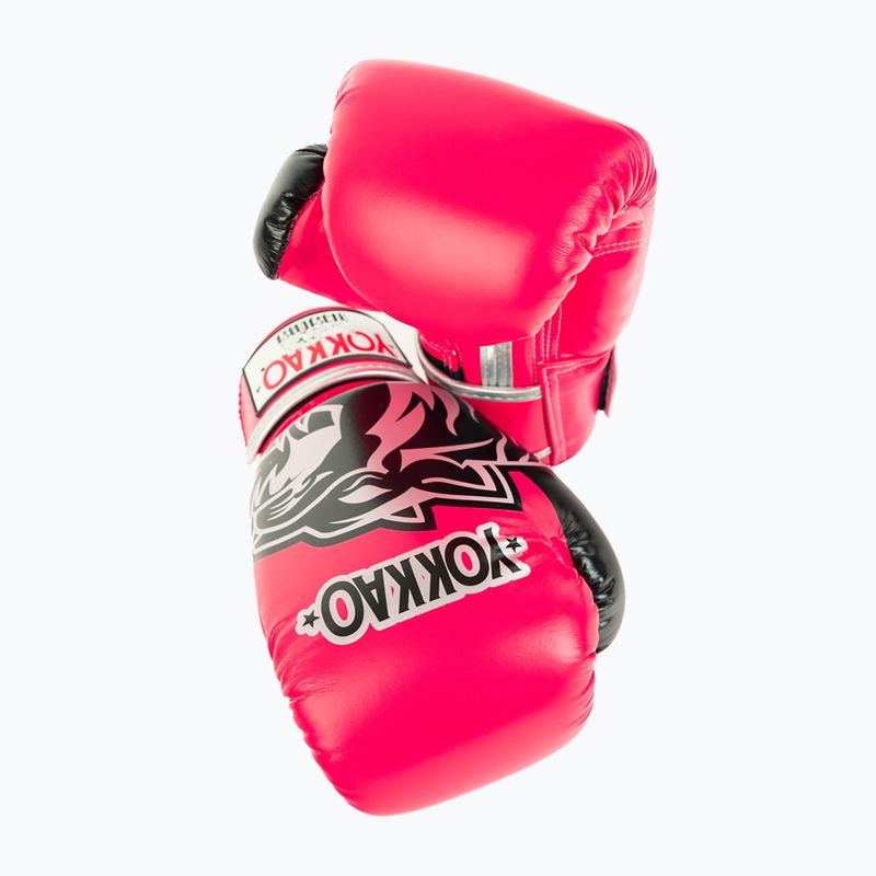 Boxkesztyű YOKKAO Original Boxing Gloves fuchsia 5