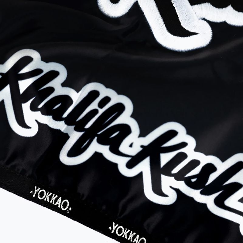 Férfi edzőshort YOKKAO Khalifa Kush Muay Thai black 3