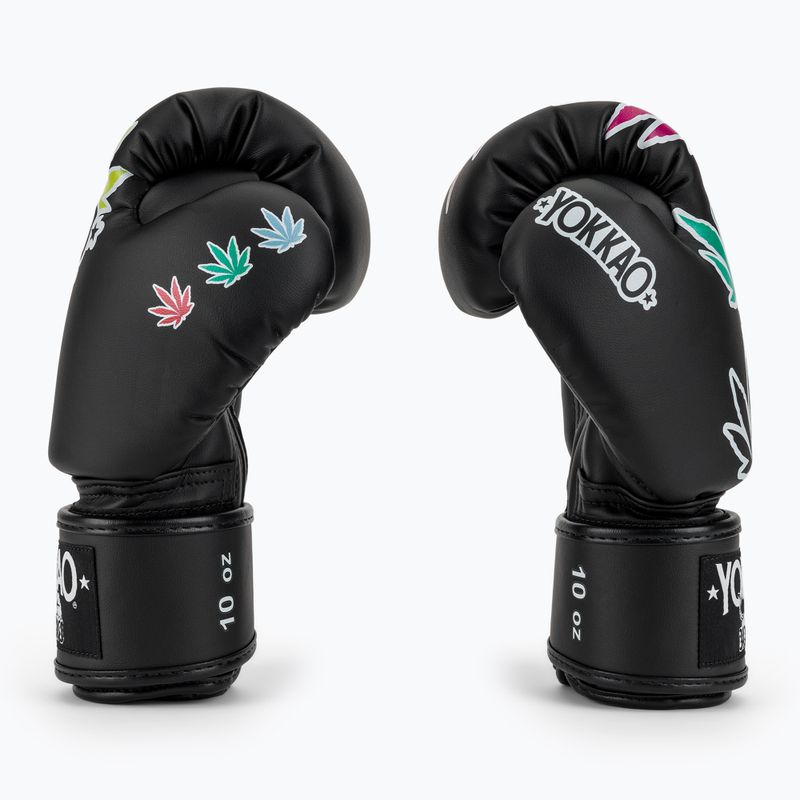 Boxkesztyű YOKKAO Khalifa Kush Boxing black 4