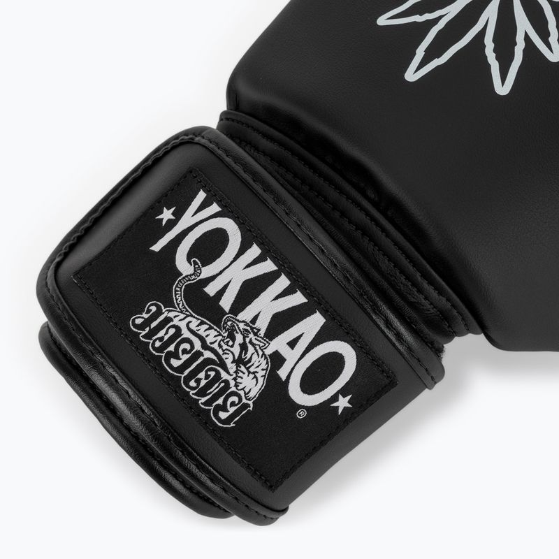 Boxkesztyű YOKKAO Khalifa Kush Boxing black 6