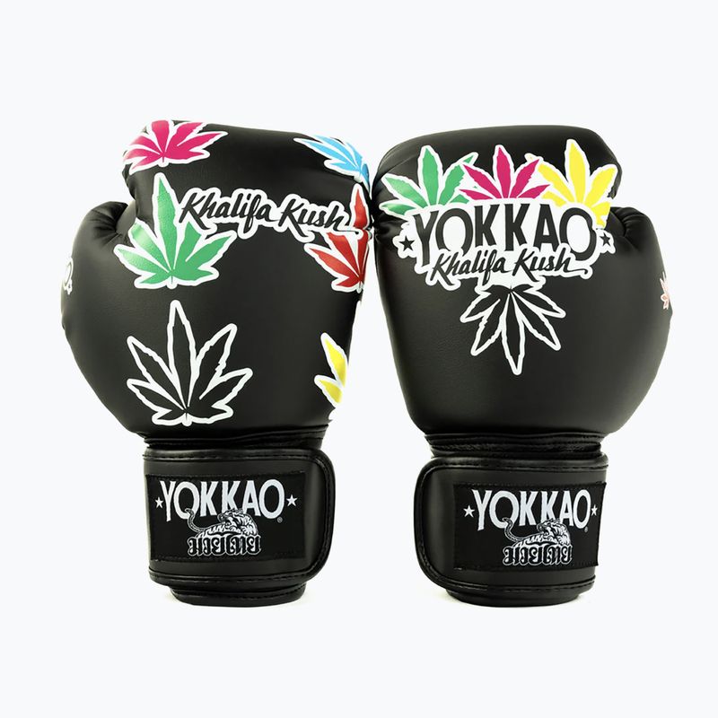 Boxkesztyű YOKKAO Khalifa Kush Boxing black