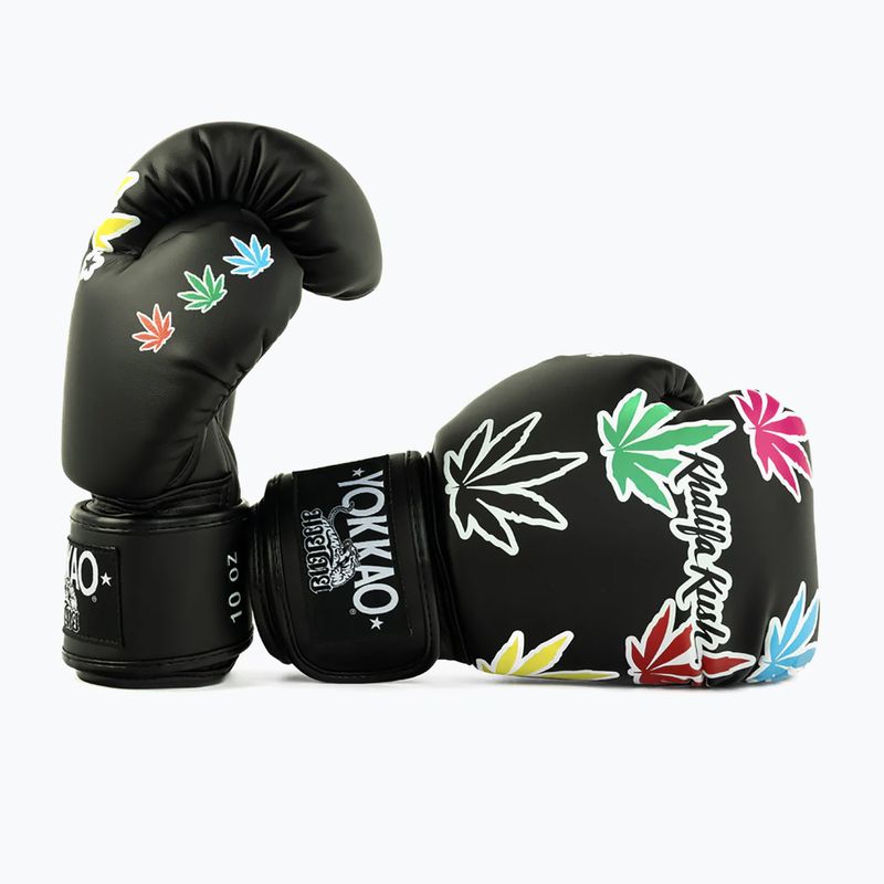 Boxkesztyű YOKKAO Khalifa Kush Boxing black 4