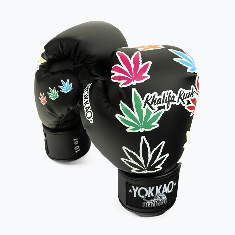 Boxkesztyű YOKKAO Khalifa Kush Boxing black 5