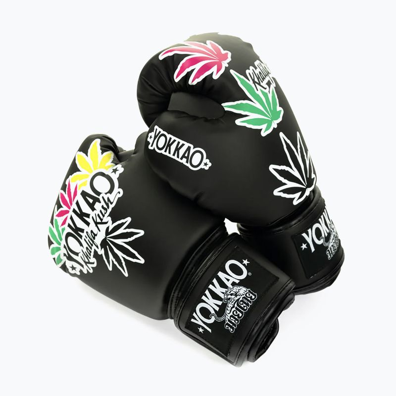 Boxkesztyű YOKKAO Khalifa Kush Boxing black 6