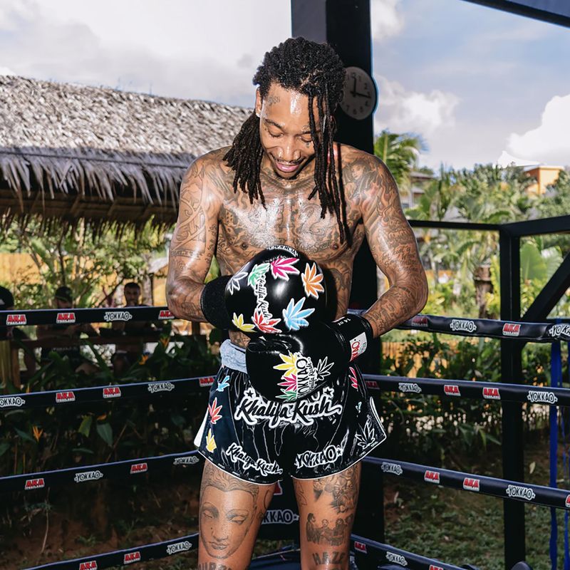 Boxkesztyű YOKKAO Khalifa Kush Boxing black 7