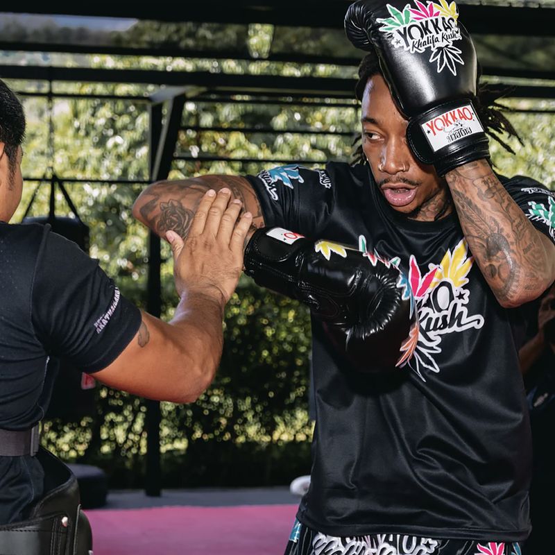 Boxkesztyű YOKKAO Khalifa Kush Boxing black 8