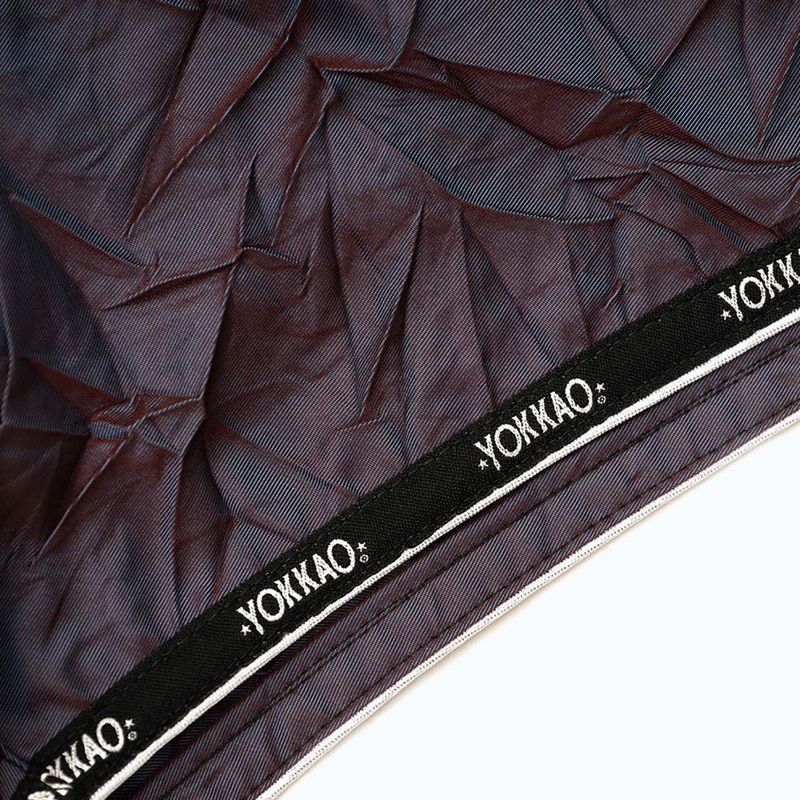 Férfi edzőshort YOKKAO Lunar Muay Thai iridescent blue grey 11