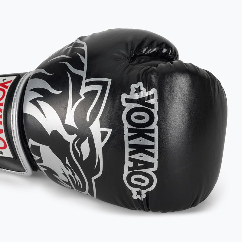 Boxkesztyű YOKKAO Original Boxing Gloves absolute black 5