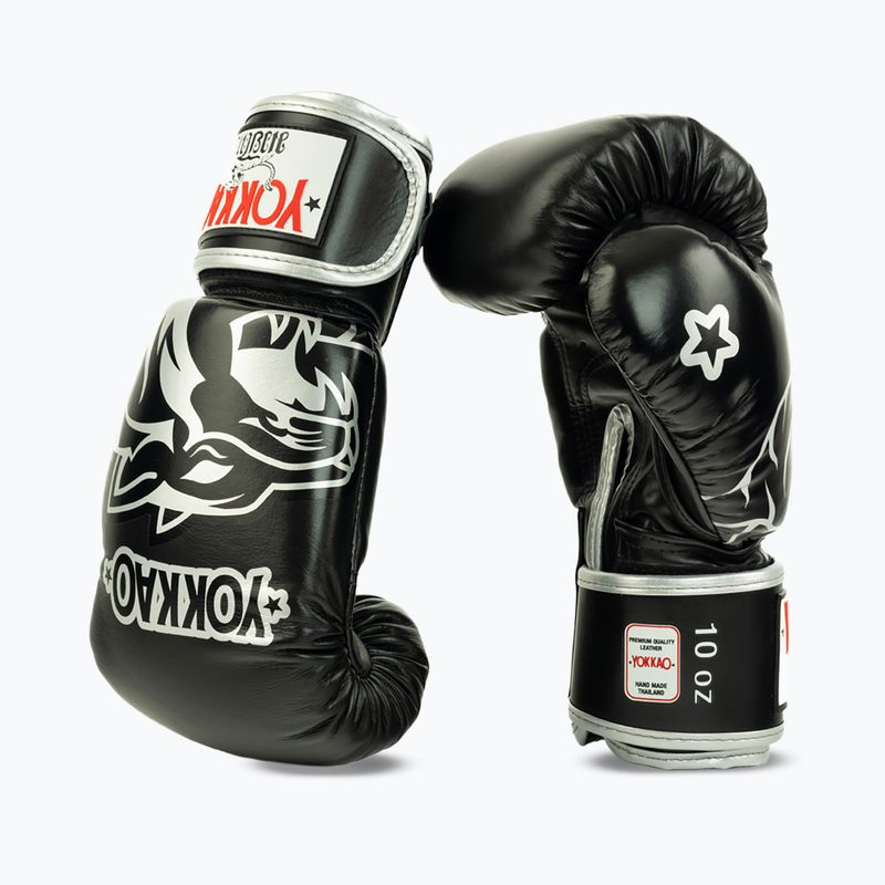 Boxkesztyű YOKKAO Original Boxing Gloves absolute black 4