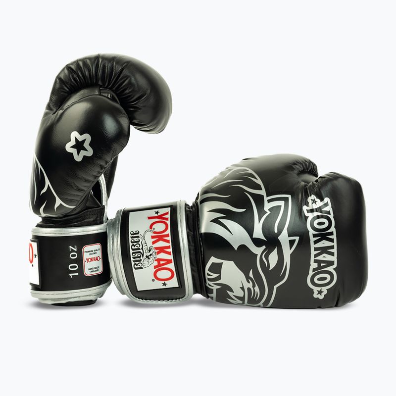 Boxkesztyű YOKKAO Original Boxing Gloves absolute black 5