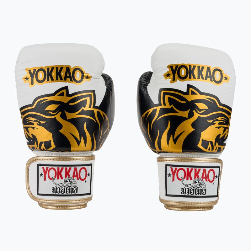 Boxkesztyű YOKKAO Original Boxing Gloves absolute white 2