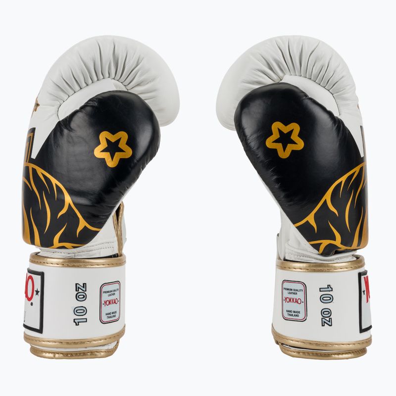 Boxkesztyű YOKKAO Original Boxing Gloves absolute white 4
