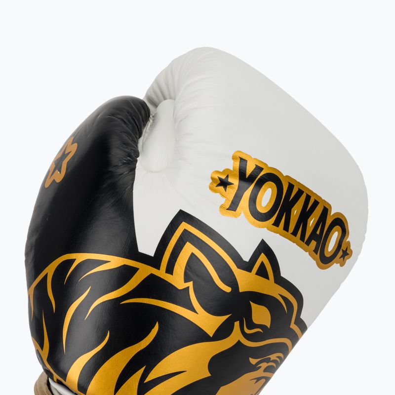 Boxkesztyű YOKKAO Original Boxing Gloves absolute white 5