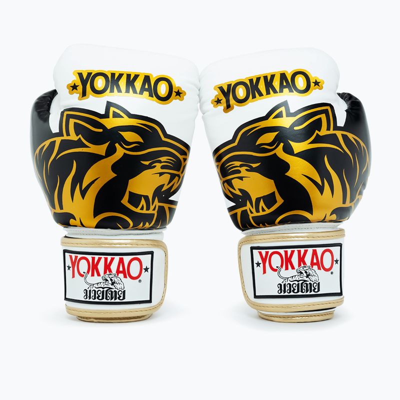 Boxkesztyű YOKKAO Original Boxing Gloves absolute white