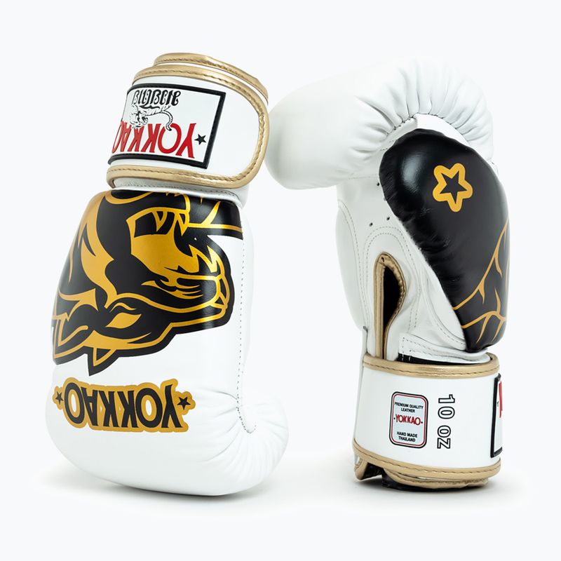 Boxkesztyű YOKKAO Original Boxing Gloves absolute white 2