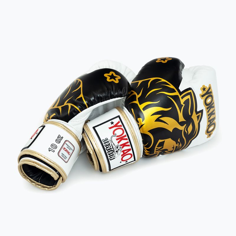 Boxkesztyű YOKKAO Original Boxing Gloves absolute white 3
