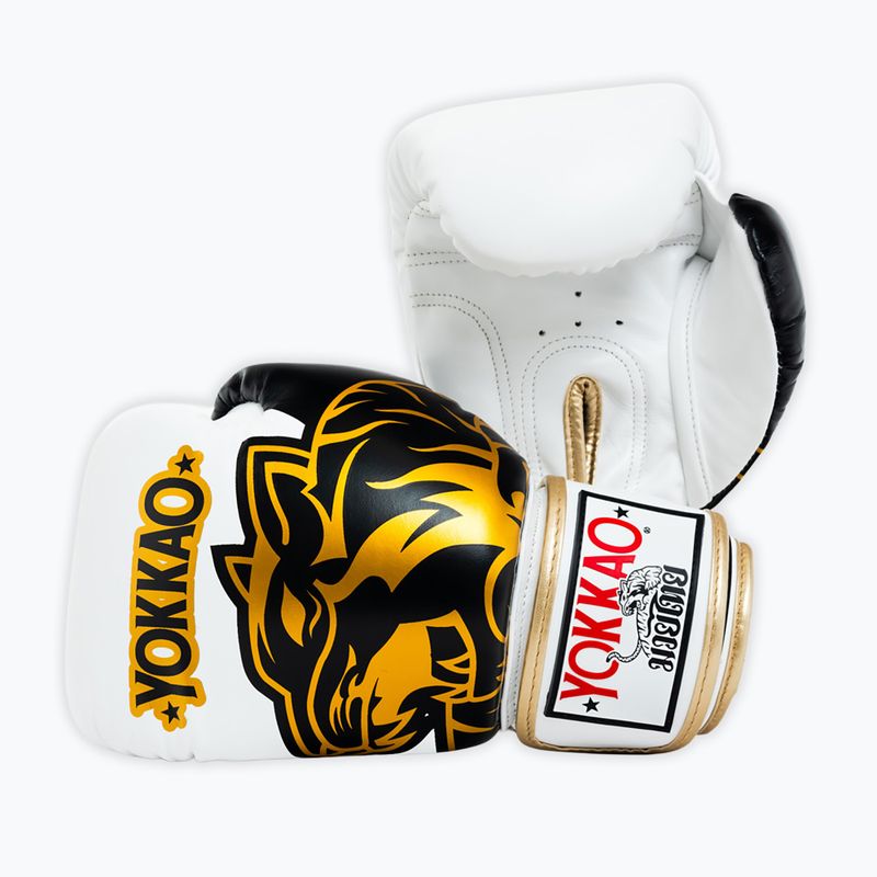 Boxkesztyű YOKKAO Original Boxing Gloves absolute white 4