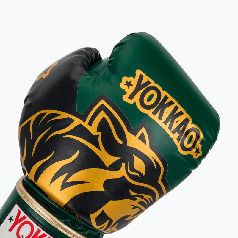 Boxkesztyű YOKKAO Original Boxing Gloves forest green 5