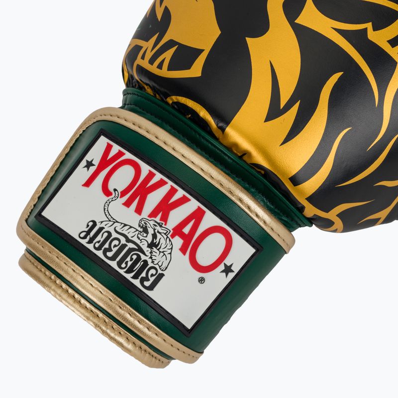 Boxkesztyű YOKKAO Original Boxing Gloves forest green 6