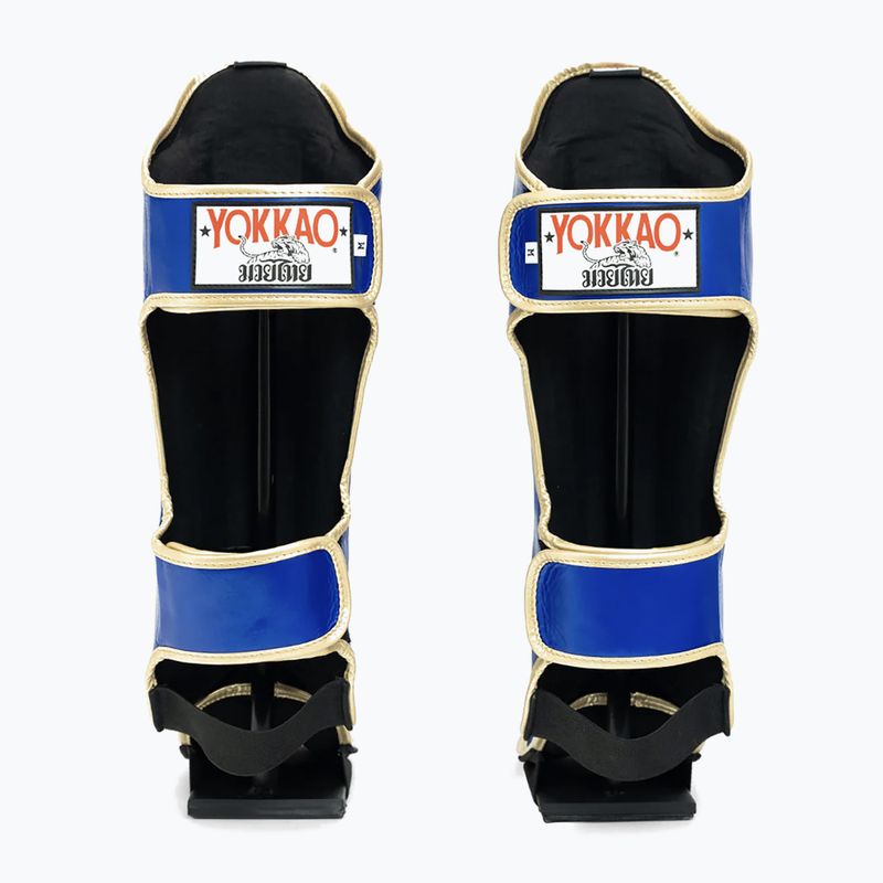 Sípcsont- és lábfejvédők YOKKAO Original electric blue 5