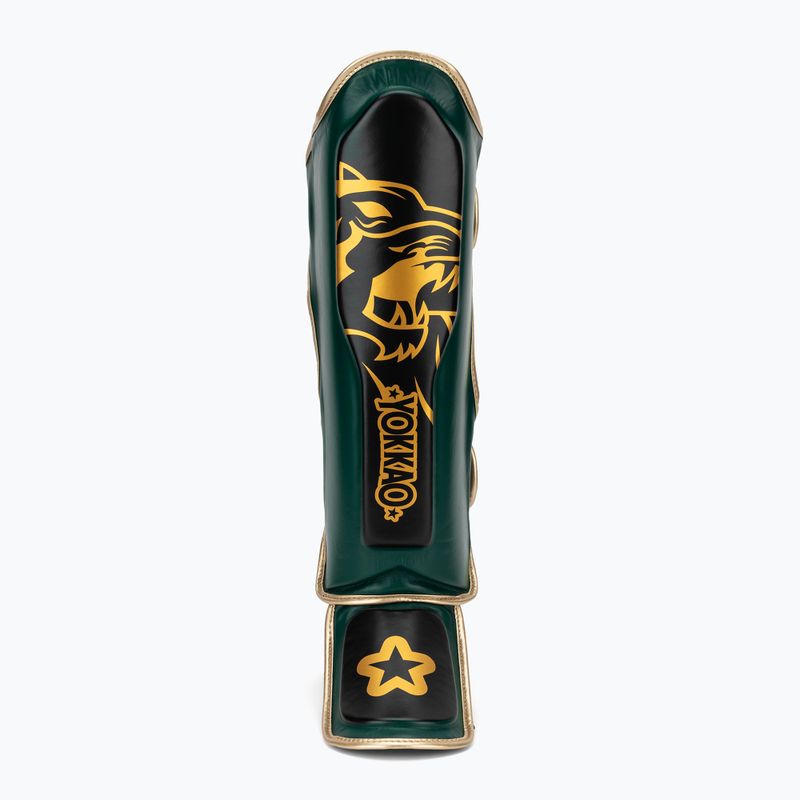 Sípcsont- és lábfejvédők YOKKAO Original forest green 4