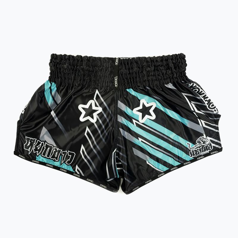 Férfi edzőshort YOKKAO Power Muay Thai black 2
