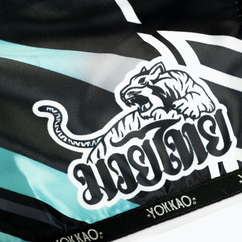 Férfi edzőshort YOKKAO Power Muay Thai black 4