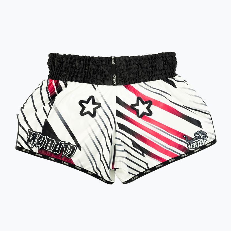 Férfi edzőshort YOKKAO Power Muay Thai white 2