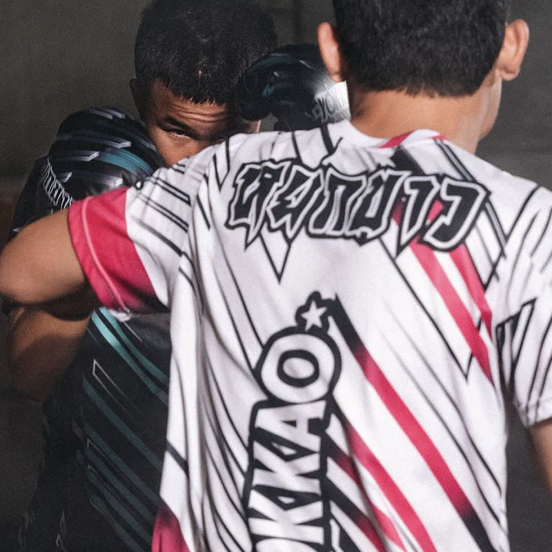 Férfi edzőpóló YOKKAO Power Workout white 4