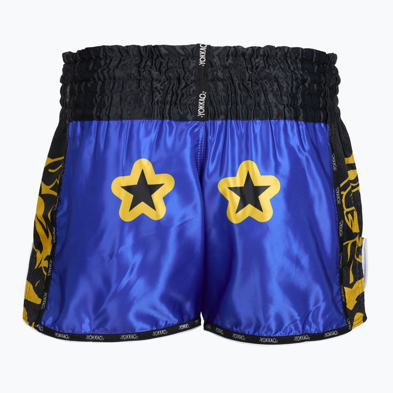 Férfi edzőnadrág YOKKAO Original Muay Thai electric blue 2