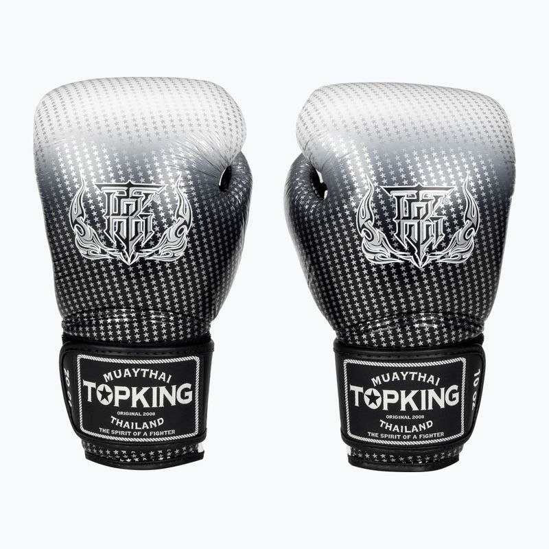 Bokszkesztyűk Top King Muay Thai Super Star Air silver