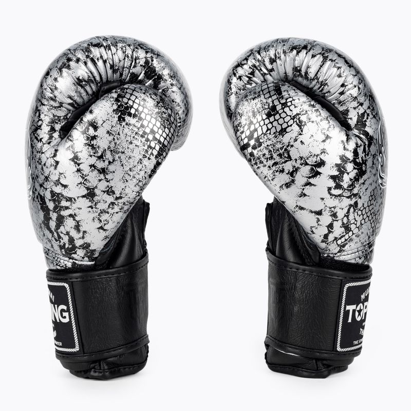 Top King Muay Thai Super Star Snake bokszkesztyűk fekete TKBGSS-02A-BK TKBGSS-02A-BK 3
