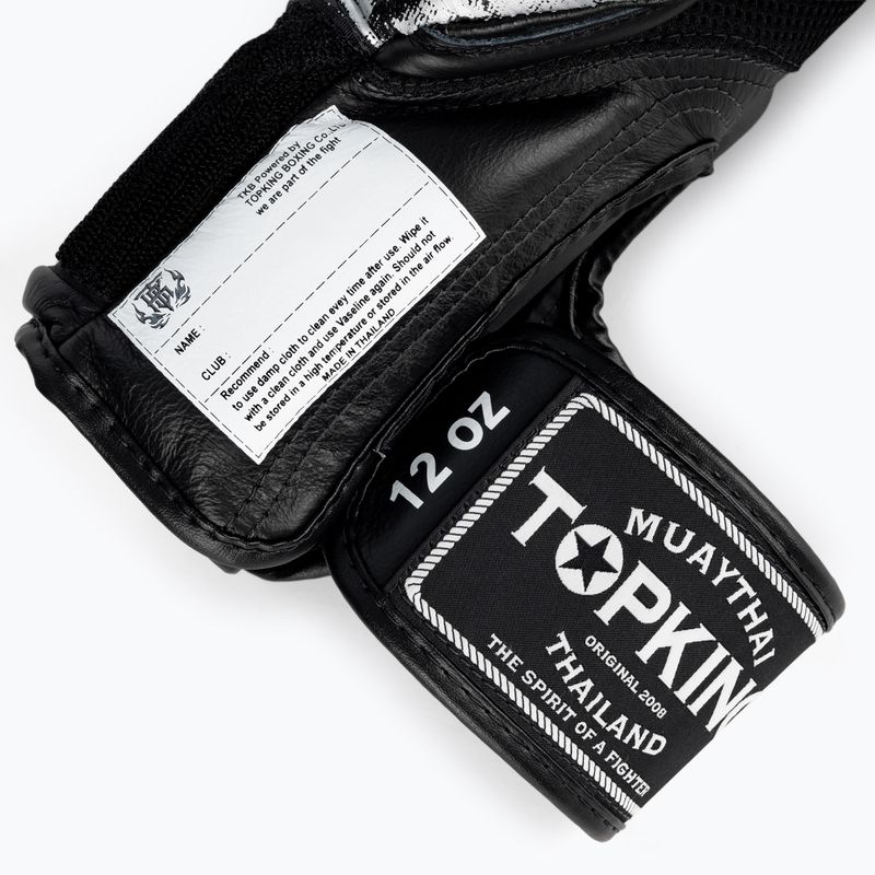 Top King Muay Thai Super Star Snake bokszkesztyűk fekete TKBGSS-02A-BK TKBGSS-02A-BK 5
