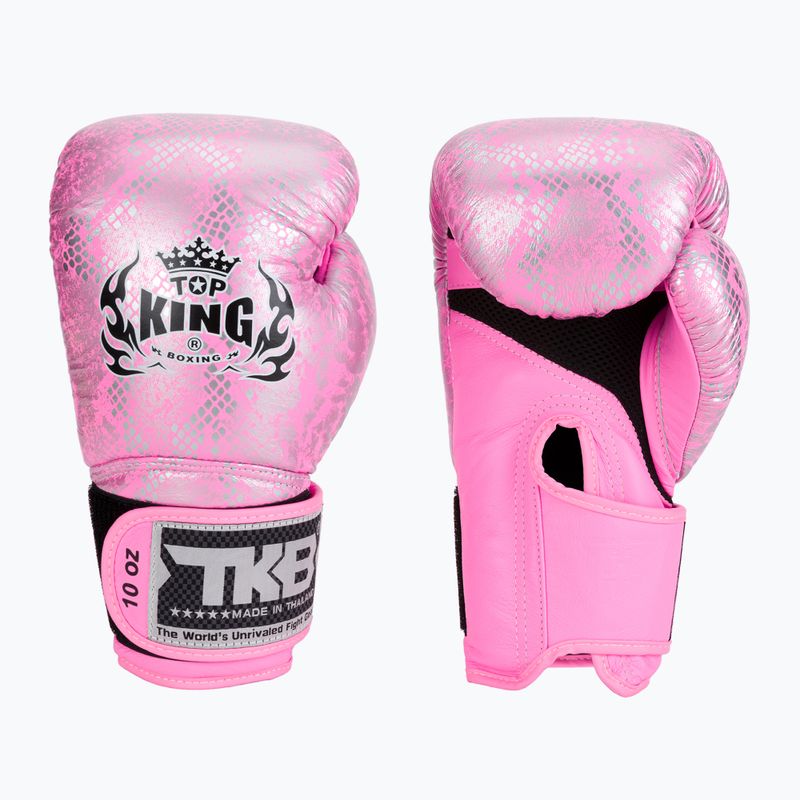 Top King Muay Thai Super Star Air rózsaszín bokszkesztyűk TKBGSS