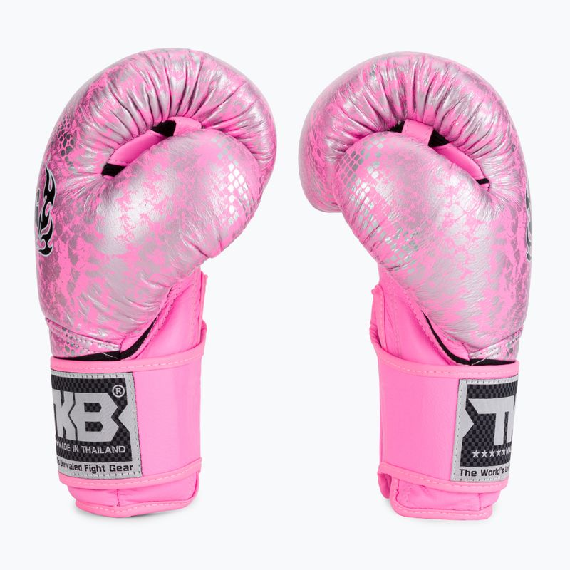 Top King Muay Thai Super Star Air rózsaszín bokszkesztyűk TKBGSS 4
