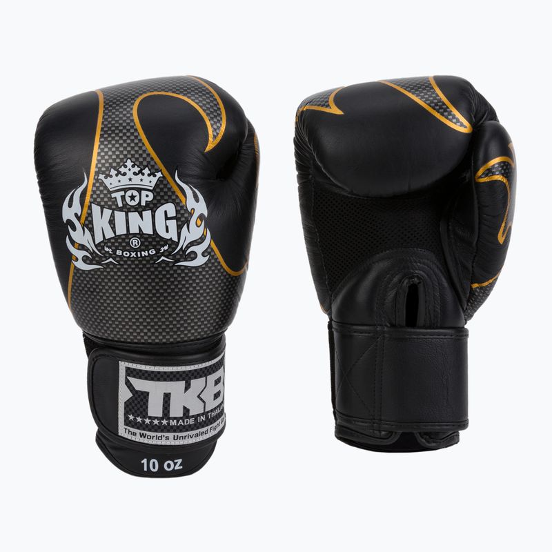 Top King Muay Thai Empower boer kesztyű fekete TKBGEM 3