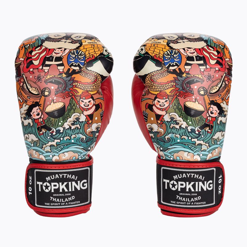 Top King Boxing Culture fekete/piros TKBGCT-SL-2C3 bokszkesztyűk 2