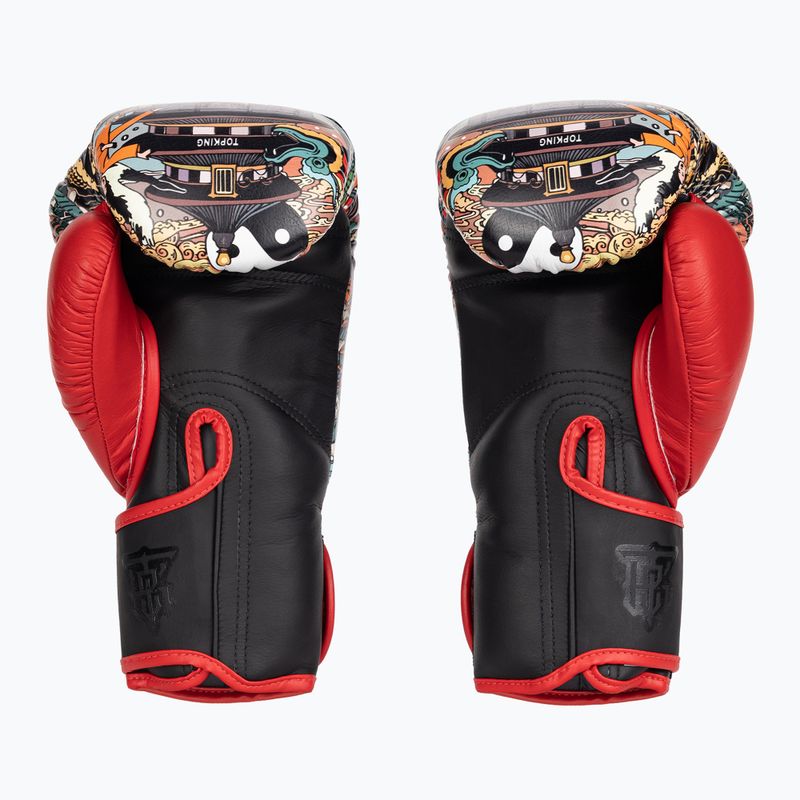 Top King Boxing Culture fekete/piros TKBGCT-SL-2C3 bokszkesztyűk 3