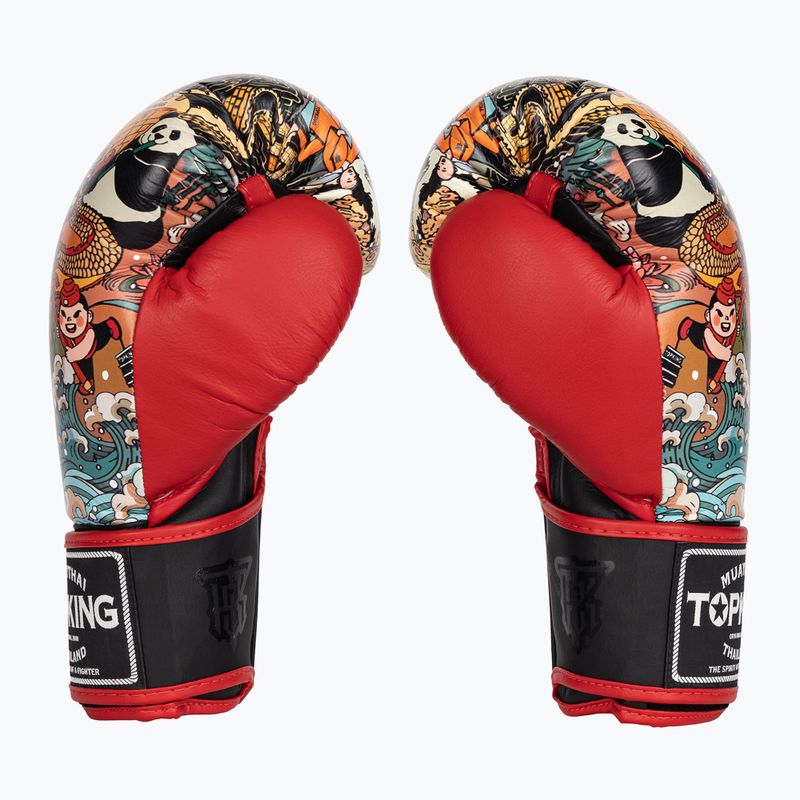 Top King Boxing Culture fekete/piros TKBGCT-SL-2C3 bokszkesztyűk 4