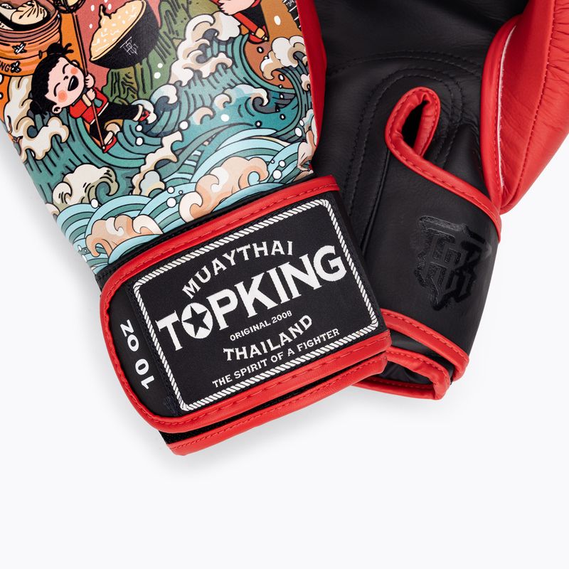 Top King Boxing Culture fekete/piros TKBGCT-SL-2C3 bokszkesztyűk 5