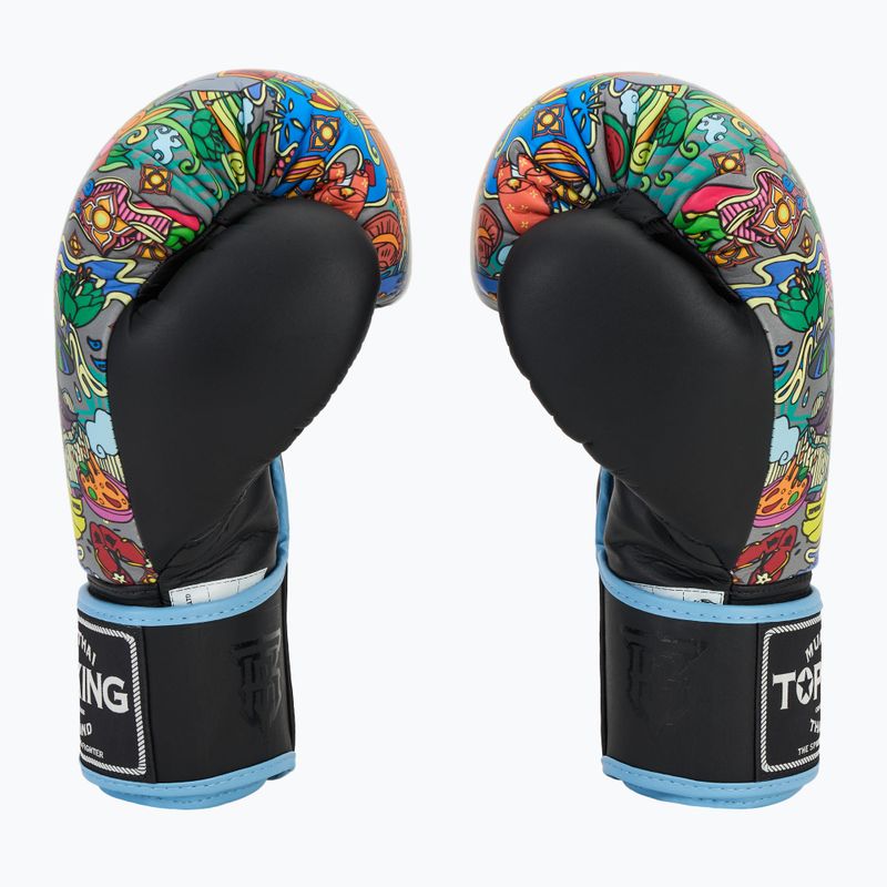 Top King Boxing Culture fekete TKBGCT-TH-SL-BK bokszkesztyűk 4