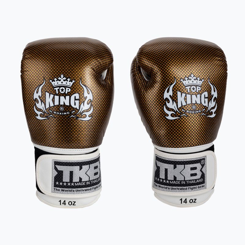 Top King Muay Thai Empower ökölvívókesztyű fehér TKBGEM-02A-WH 2
