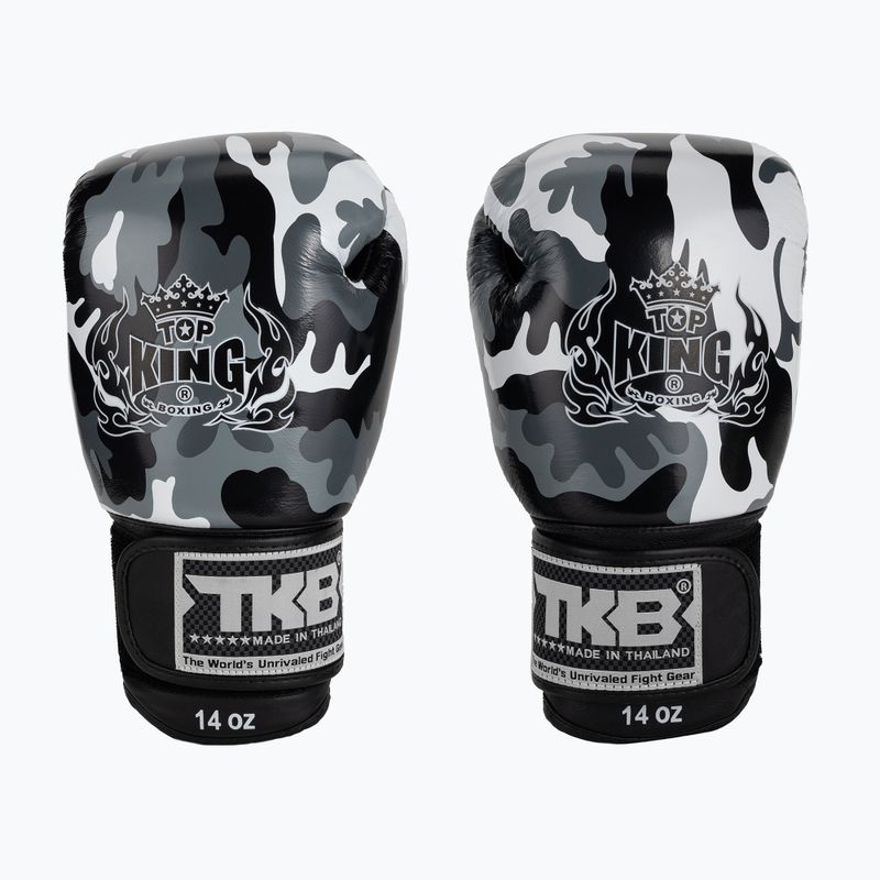 Top King Muay Thai Empower ökölvívókesztyű szürke TKBGEM-03A-GY 2