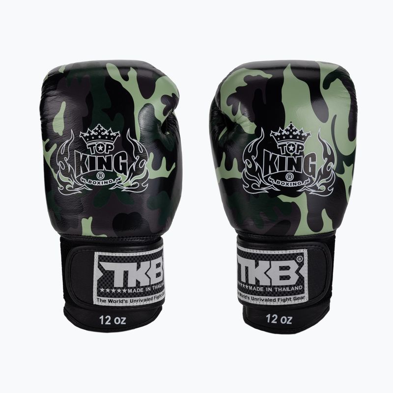 Top King Muay Thai Empower bokszkesztyűk zöld TKBGEM-03A-GN 2
