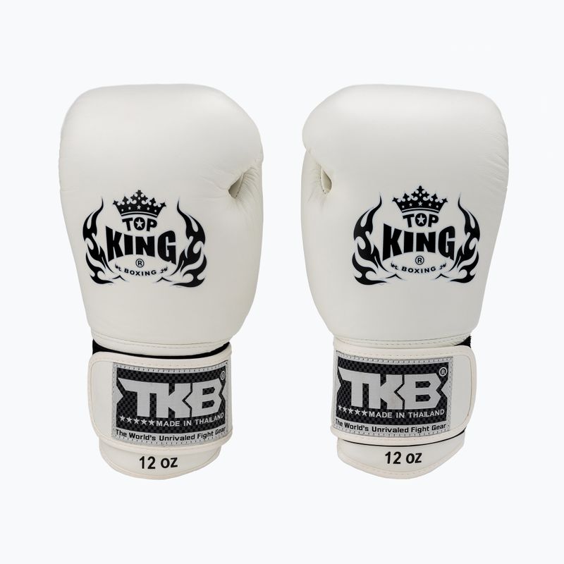 Top King Muay Thai Ultimate ökölvívó kesztyű fehér TKBGUV-WH 2