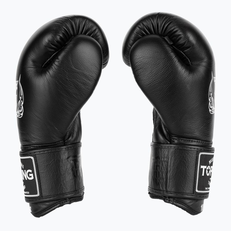 Top King Muay Thai Ultimate fekete ökölvívó kesztyűk 3