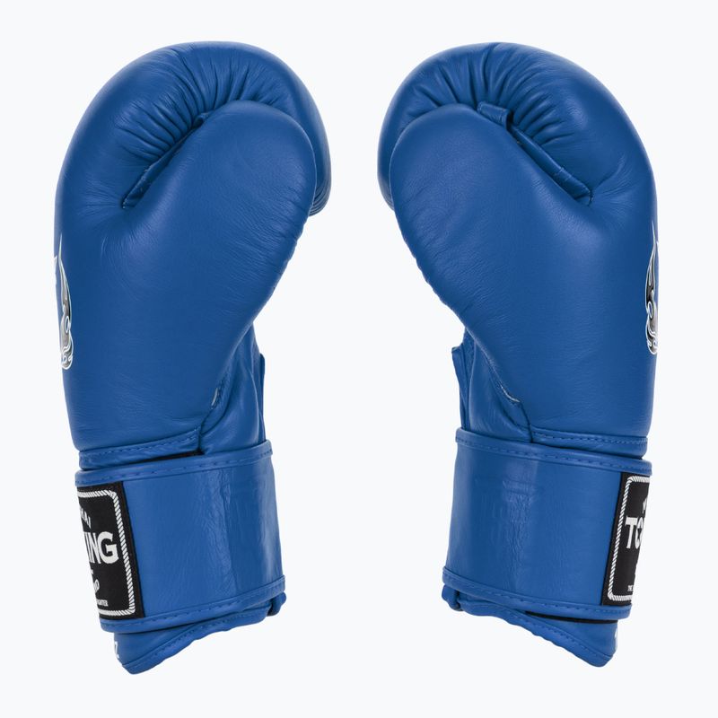 Top King Muay Thai Ultimate kék ökölvívókesztyűk 3
