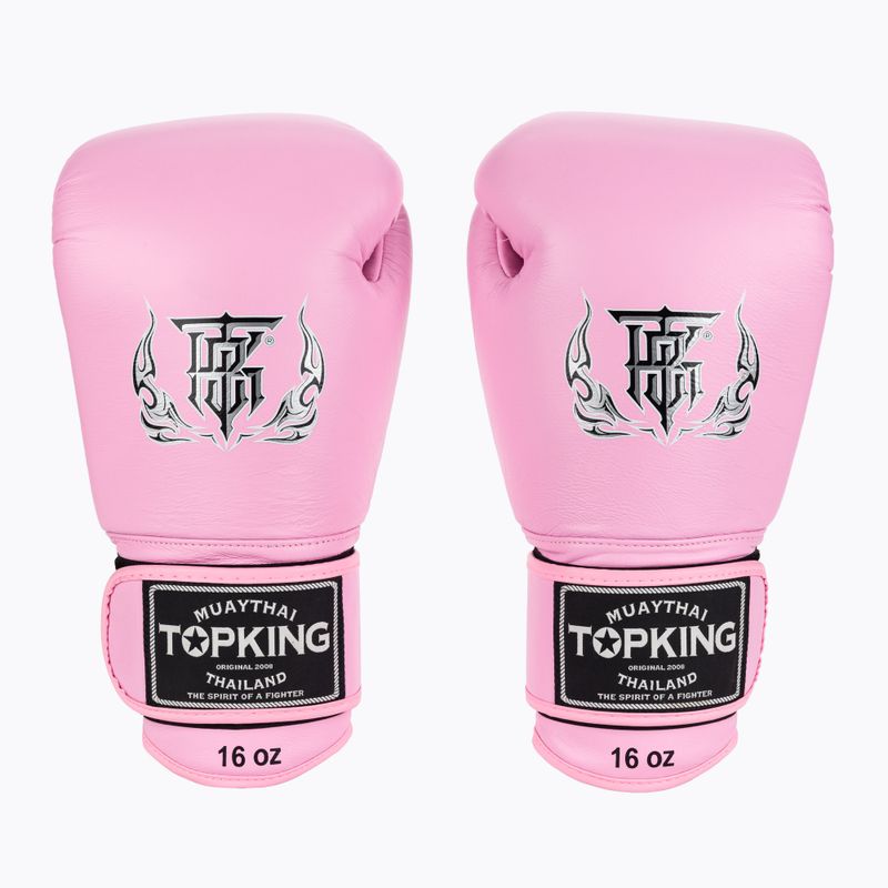 Top King Muay Thai Ultimate rózsaszín bokszkesztyűk