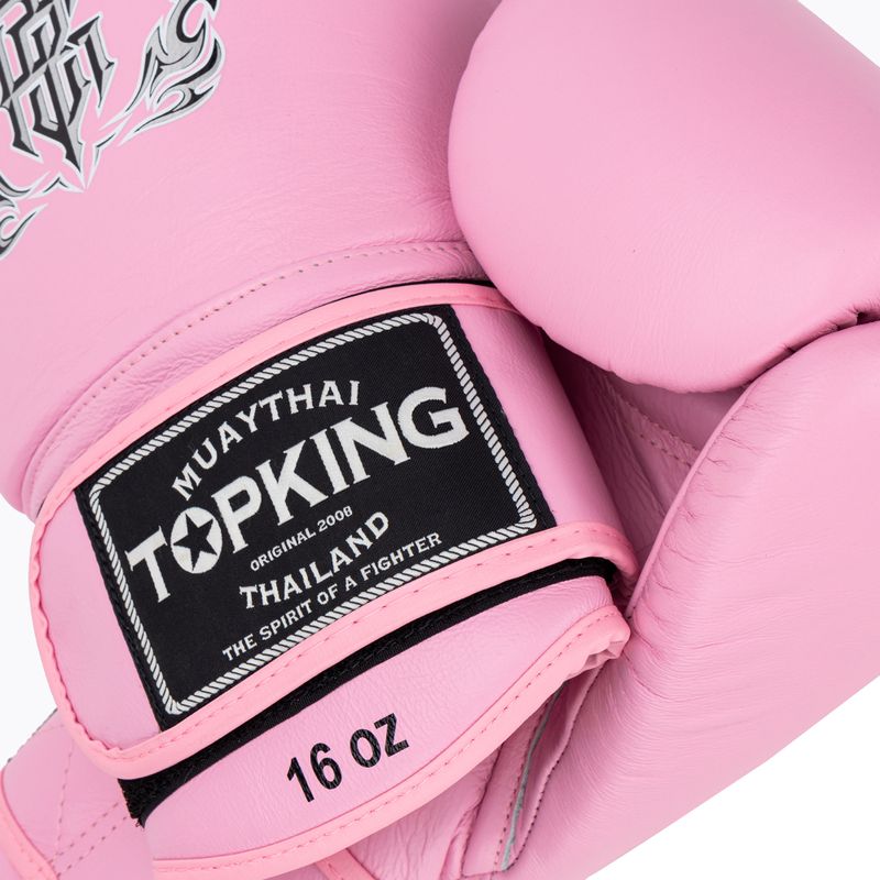 Top King Muay Thai Ultimate rózsaszín bokszkesztyűk 4